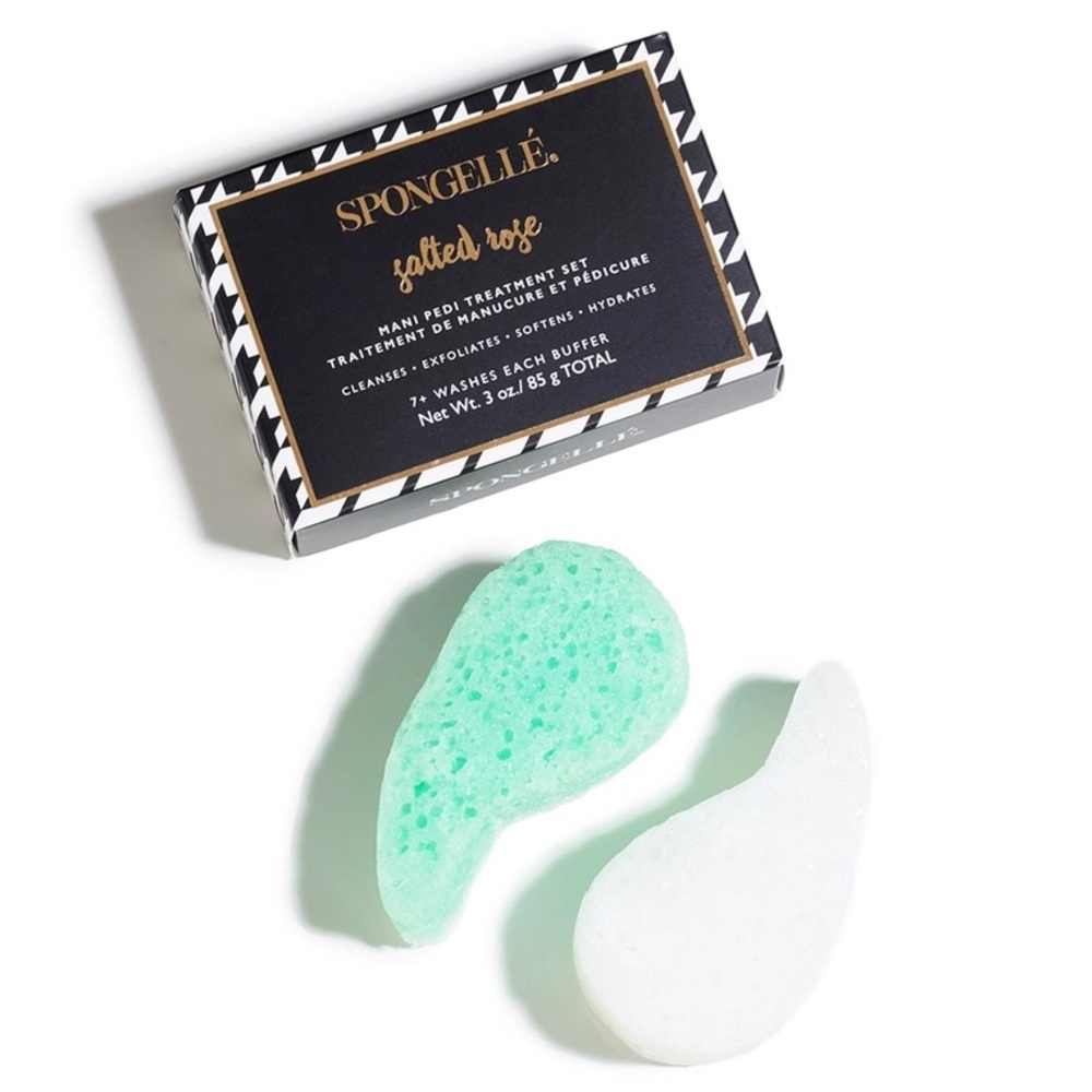 Spongelle Mani Pedi Treatment Set - Salted Rose